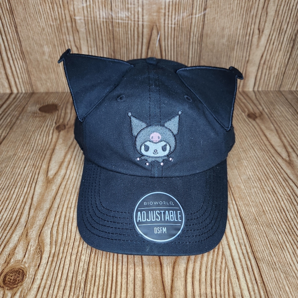 Sanrio‎ Kuromi 3D Cat Ears Adjustable Baseball Cap